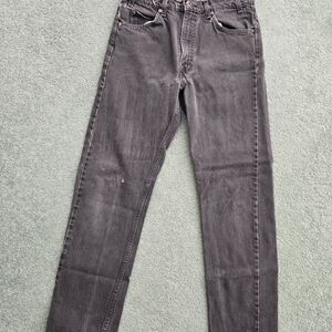 Levi's Men's Charcoal Straight Jeans